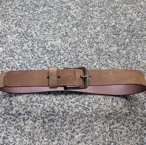 Thursday Boot Company Brown Leather Belt. Medium